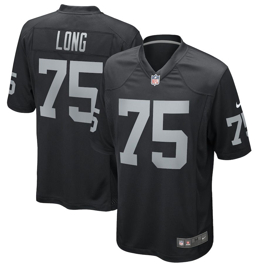Men Oakland Raiders #75 Howie Long Nike Black Game Retired Player NFL Jersey->oakland raiders->NFL Jersey